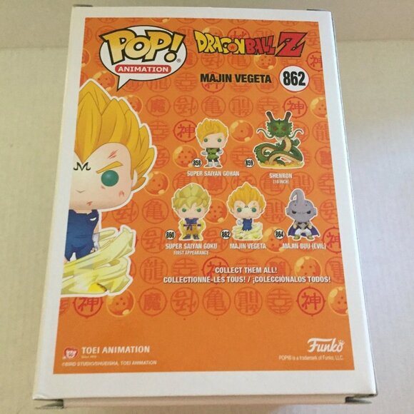 NEW POP! Animation: Dragon Ball Z Majin Vegeta Funko Pop Figure - Picture 5 of 7